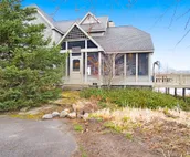 Birder's Home on the Galien River Preserve w/ Huge Deck, Fireplaces & Great View