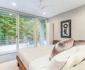 Lakefront home with private pool, hot tub, guest house & private beach