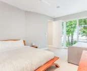 Lakefront home with private pool, hot tub, guest house & private beach