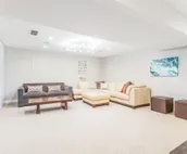 Lakefront home with private pool, hot tub, guest house & private beach