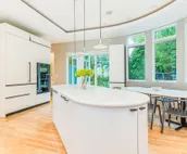 Lakefront home with private pool, hot tub, guest house & private beach
