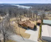 Lakefront property in a peaceful cove on Lake Eufaula. Just steps from the water