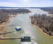 Lakefront property in a peaceful cove on Lake Eufaula. Just steps from the water