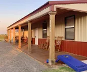 Bunkhouse Cabin at The Lazy Buffalo Cache OK Wichita Mountains Fort Sill Lawton