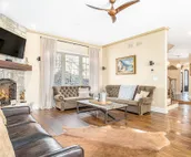 Classic home w/ private hot tub, sauna, & outdoor fireplace - 350 feet to beach