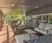 Modern Lakefront Home w/ Dock, Deck & Boat Slip!