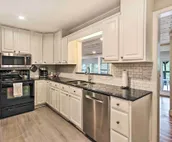 Modern Lakefront Home w/ Dock, Deck & Boat Slip!