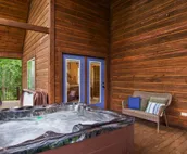 Stunning Luxury Cabin w/ Hot Tub and Fire Pit, "Holy Shiplap" is Perfect Romanti