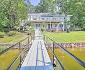 Grand Waterfront Retreat w/ Dock, Slip & Game Room