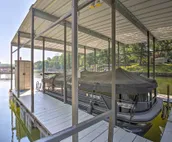 Grand Waterfront Retreat w/ Dock, Slip & Game Room
