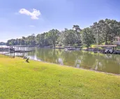 Grand Waterfront Retreat w/ Dock, Slip & Game Room
