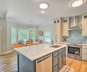 Grand Waterfront Retreat w/ Dock, Slip & Game Room