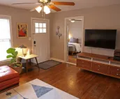 Just west of campus corner, The Boyd Bungalow