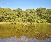 Tranquil Texoma Lake House w/ private lake on .5 acres & steps from Lake Texoma