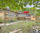 Overland Park Home w/ Deck & Waterfall Pond!
