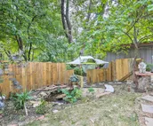 Overland Park Home w/ Deck & Waterfall Pond!