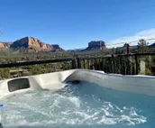 Best Red Rock Views! Private Hot Tub, huge deck