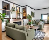 King Estate with attached Mid-Century Apartment & Gym.