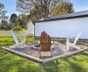 Warm + Cozy Buckeye Lake Home: Yard + Patios!