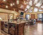 Large Luxury 2BR Cabin w/ Hot Tub, "Double Trouble" was designed for fun, comfor