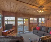 Charming Lakefront Cabin w/ Deck & Fire Pit!