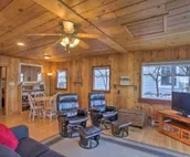 Charming Lakefront Cabin w/ Deck & Fire Pit!
