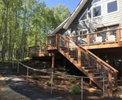 Peaceful unit on beautiful wooded Lot.  Minutes to Kenai, Soldotna & Kasiloff.