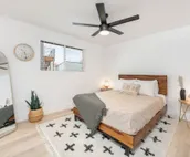 Mid Century Modern + 5min to Downtown + Walk to River + Hot Tub + Dog Friendly