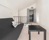 Modern city condo with Bluff Creek nature views
