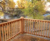 4-bedroom Home - Patio Overlooking the Wind River
