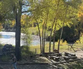 4-bedroom Home - Patio Overlooking the Wind River