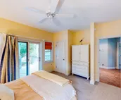 Dog-friendly golf getaway by the beach with private pool, hot tub & deck