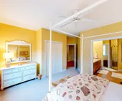 Dog-friendly golf getaway by the beach with private pool, hot tub & deck