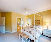 Dog-friendly golf getaway by the beach with private pool, hot tub & deck