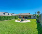Pet Friendly w/ Fire Pit & Yard STEPS to the Beach