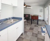 Trendy home steps from beach access w/private outdoor pool, gas grill, balcony