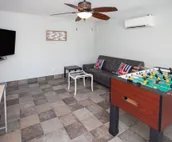 Trendy home steps from beach access w/private outdoor pool, gas grill, balcony