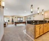 Spacious 3-story home w/private hot tub, pool table, firepit, electric fireplace