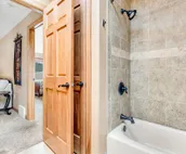 Spacious 3-story home w/private hot tub, pool table, firepit, electric fireplace