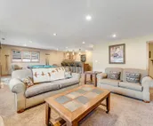 Spacious 3-story home w/private hot tub, pool table, firepit, electric fireplace