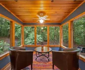 Spacious, Wooded views near HELEN and Dahlonega