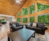 Spacious, Wooded views near HELEN and Dahlonega