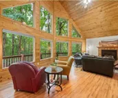 Spacious, Wooded views near HELEN and Dahlonega