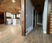 Family friendly lakefront chalet with hot tub and master suite