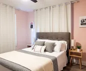 Central OKC. Few Min to Plaza, Paseo, Asian. King Bed w/ in-room TV. NO CHORES!!