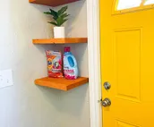 Central OKC. Few Min to Plaza, Paseo, Asian. King Bed w/ in-room TV. NO CHORES!!
