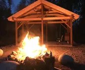 Talkeetna Wilderness Lodge -  Studio Cabin #1 – Queen Bed