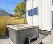 4 bedroom home downtown Nashville. Hot tub, large patio, fire pit, and game room