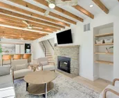 4 bedroom home downtown Nashville. Hot tub, large patio, fire pit, and game room