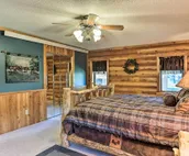 Hill City Log Cabin w/ On-Site Trout Fishing!